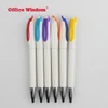 Advertisement Plastic Ball Pen for Promotional Gifts Flat head Plastic Ballpoint pen suitable for office school