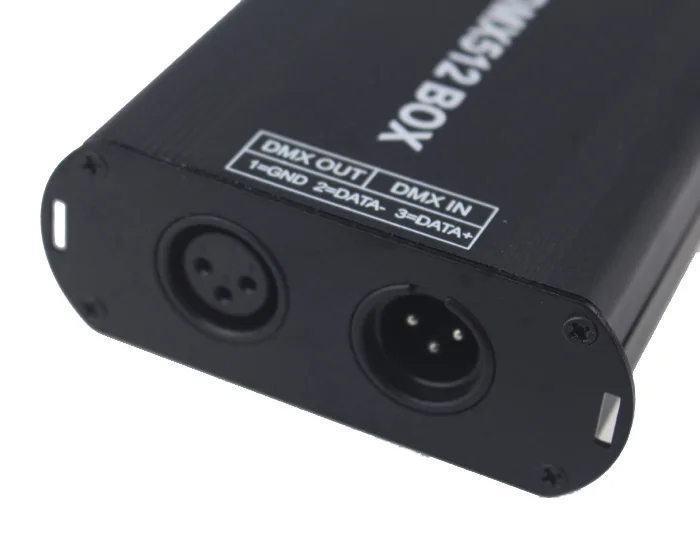 computer connect with USB control led lamps DMX512 channels input/output USB-DMX512 controller