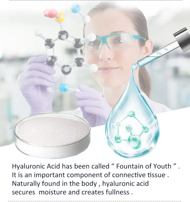 Low Molecular Weight Hyaluronic Acid Cosmetic Raw Material,Antiaging