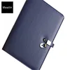 Custom Composition A5 Hardcover Pu Leather Usb Universal Charger Notebook