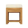 Bamboo bathroom vanity stools bathroom shower bench with fabric top