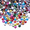 10mm 12mm Flatback Sew On Assorted color Loose Acrylic Gems Stone