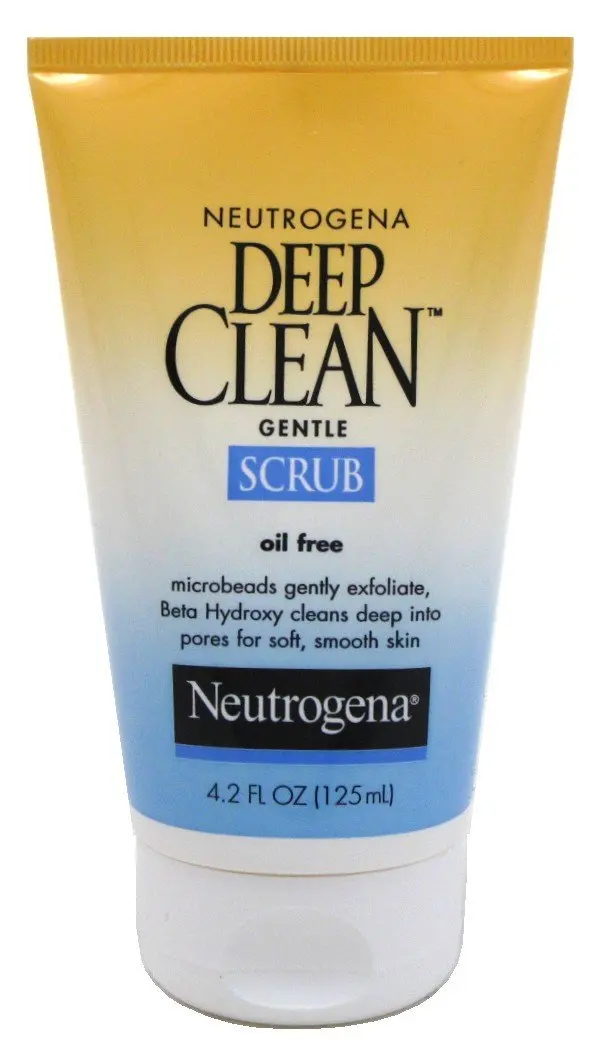 Neutrogena Deep Clean Scrub Gentle Oil-Free 4.2oz (3 Pack)