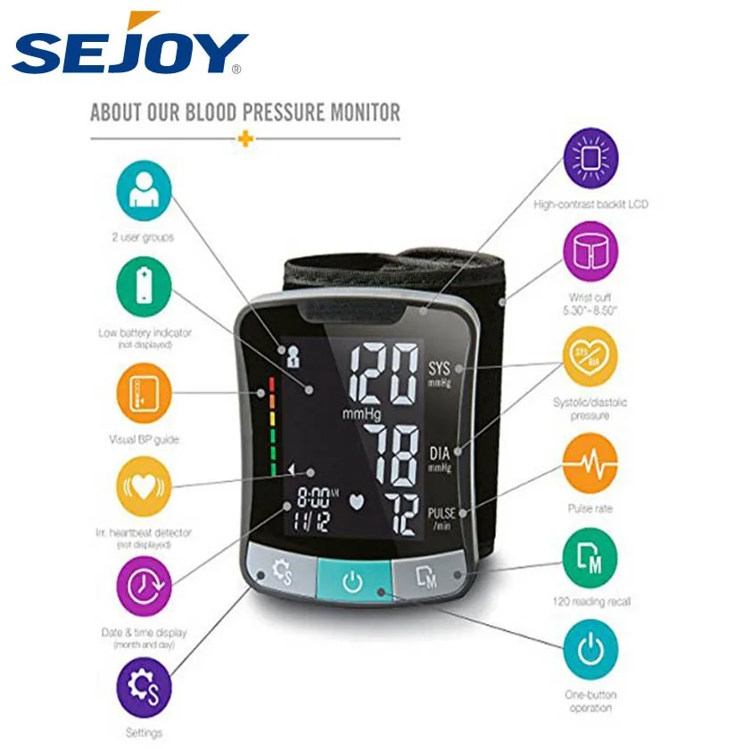 Digital Wrist Watch Type Blood Pressure Monitor - Buy Blood Pressure