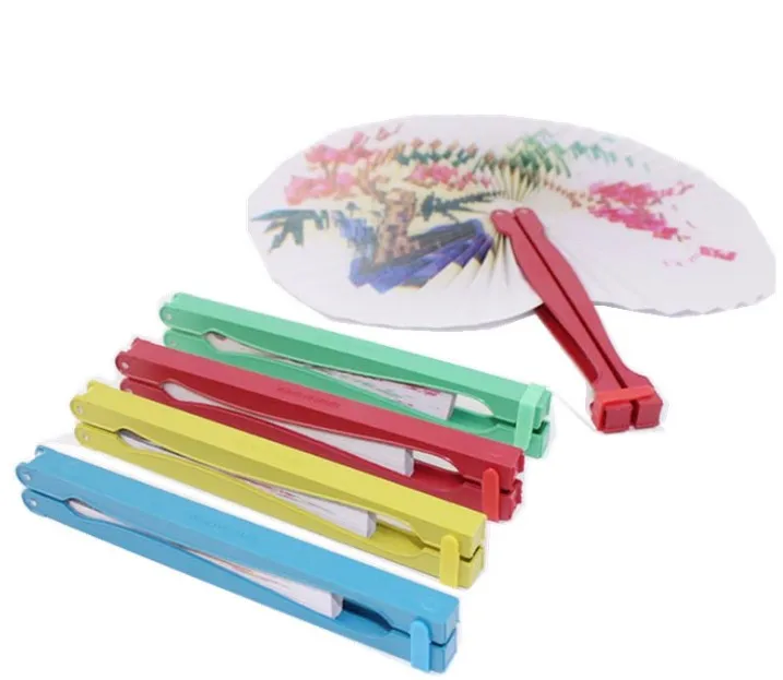 OEMPROMO Fold Out round Hand Fan