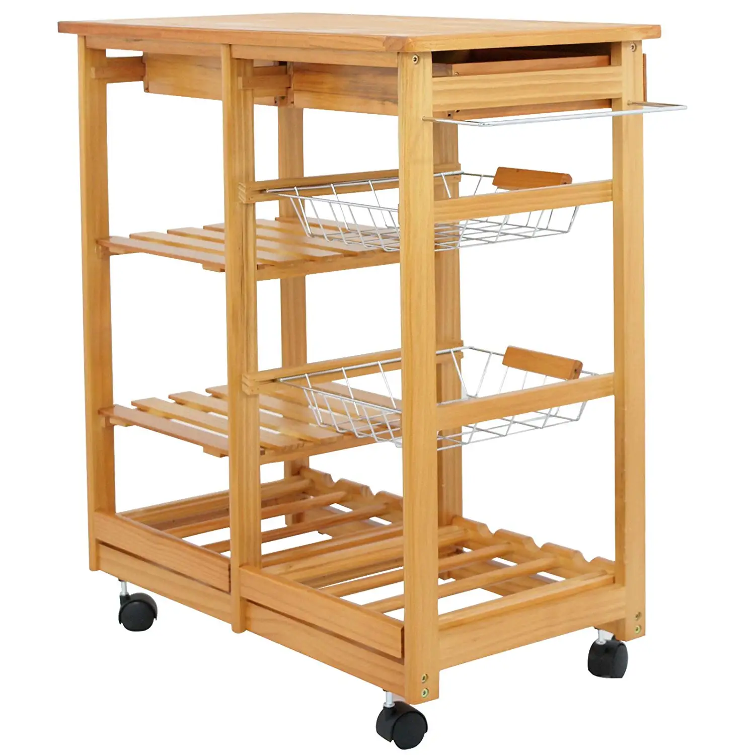 China Most Popular Low Price Kitchen Island Cart Hotel Trolley Room