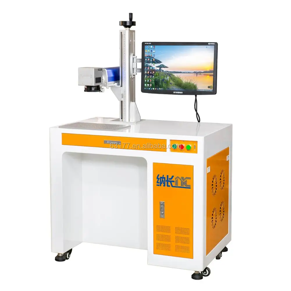 Dowell Optic Ipg Fiber Laser Marking Machine Desktop Fiber Lazer