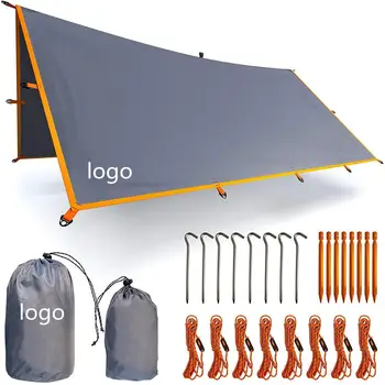 Woqi Tent Tarp Rain Fly - Waterproof Lightweight Survival Gear Shelter for Camping