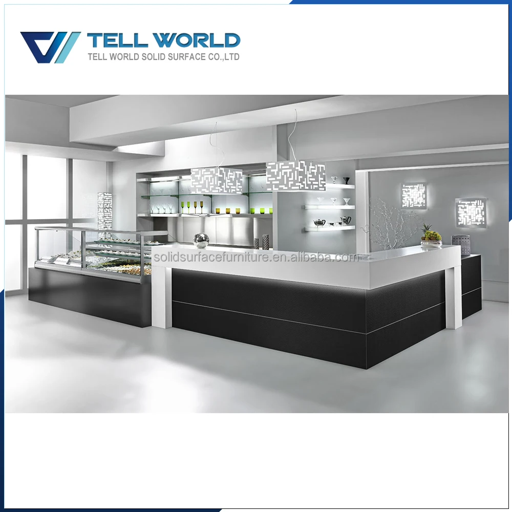 Commercial Modern Restaurant Glass Display Reception Desk Buy