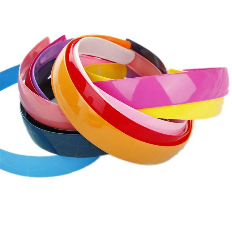 Colorful 2.5 Cm Wide Hair Band With Teeth Plastic Headbands For Women Buy Plastic Headbands