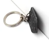 Wholesale custom made shield antique embossed keychains