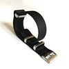 Black Nylon With Square Nato Ring 20mm Nato Strap