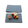 High quality home decoration useful kitchenware natural black stone slate steak plate