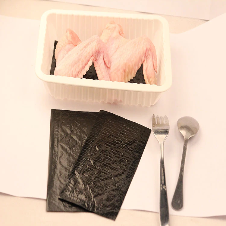 Absorbent Meat Fish Poultry Pads For Supermarket Trays Package