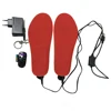 Hot selling OEM high quality functional electric heated insoles, 3 levels wireless control size adjustable
