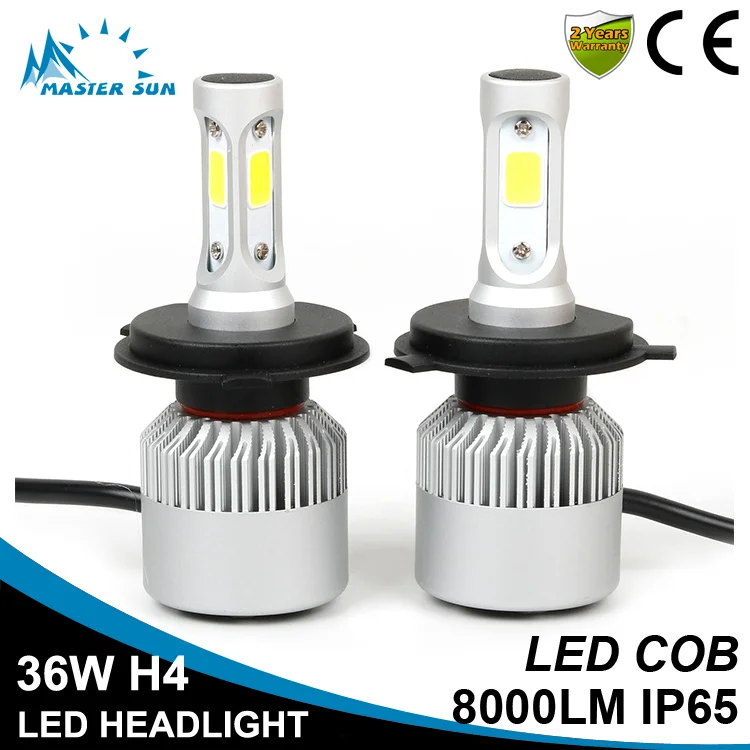 Manufacturer 36w 8000 Lumen Car H4 Led Headlight Bulbs Led Headlight