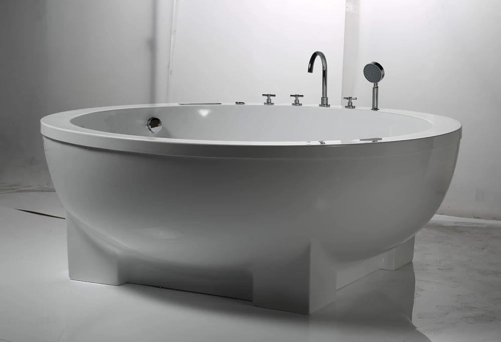 New Arrival Large Round Freestanding Bathtub Buy Two Person
