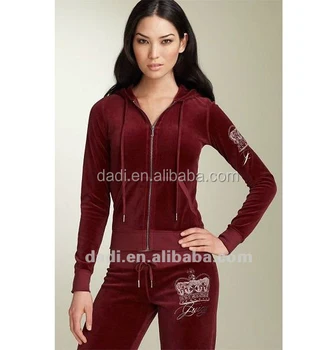 red velvet jogging suit