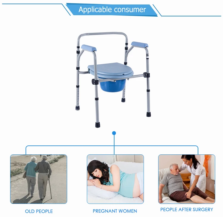 Best price foldable  small toilet commode toilet commode price move toilet