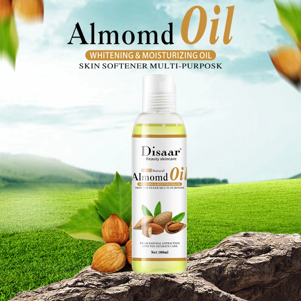 Disaar Moisturizing Almond Oil Organic Nourishing Sweet Almond Oil 100 Pure Almond Oil For Skin