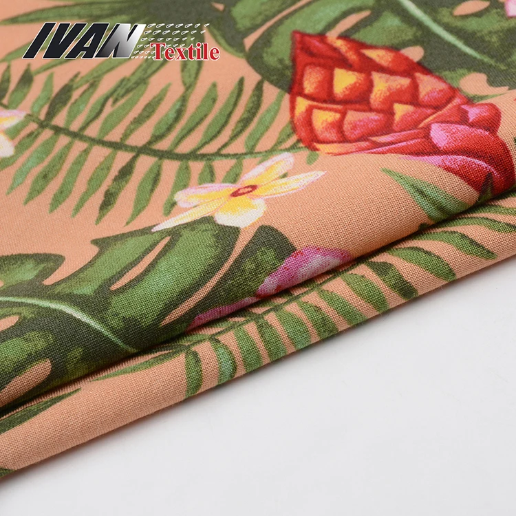 rayon fabric custom printed