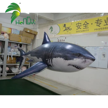 inflatable flying shark