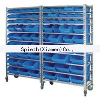 Commercial Shelf Plastic Garage Storage Bins Containers Rack For