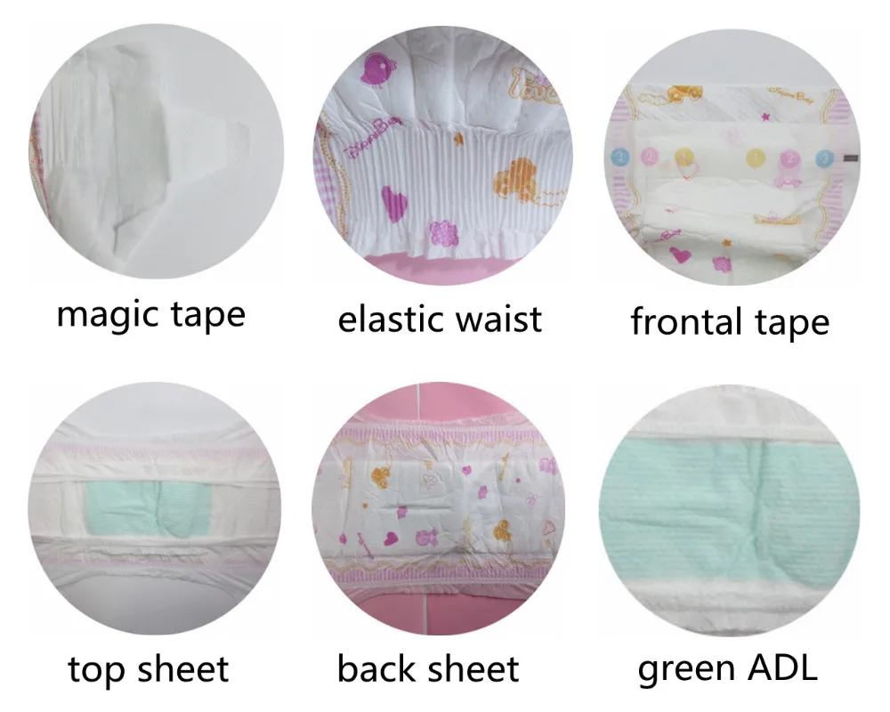 Abdl Disposable Baby Diaper Best Wholesale Sleepy Baby Diaper Mix Size