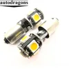 100% Canbus 57 T8.5 LED Auto Dashboard Wedge lamp auto License Plate Bulb warm white