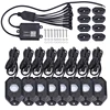 LOYO rgb led pod light, IP68 rgb off road led rock lights