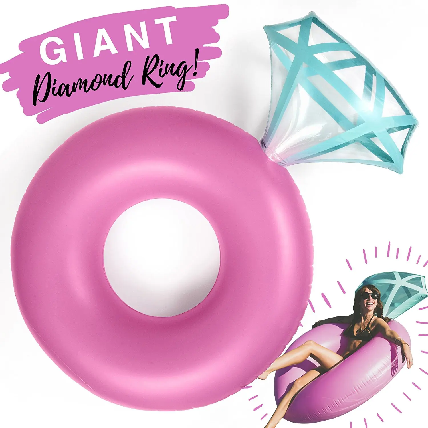 giant inflatable diamond ring