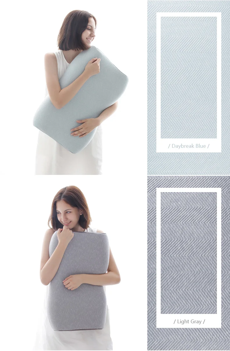 High Density Square Orthopedic Custom Shenzhen Cervical Traction Neck Contour Bed Sleep Bamboo Charcoal Memory Foam Pillow