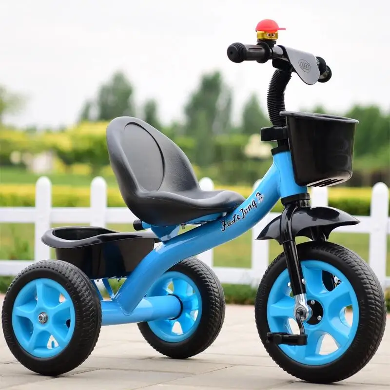 Factory Ride On Car Metal Child Tricycle / Foldable Baby Tricycle Toy