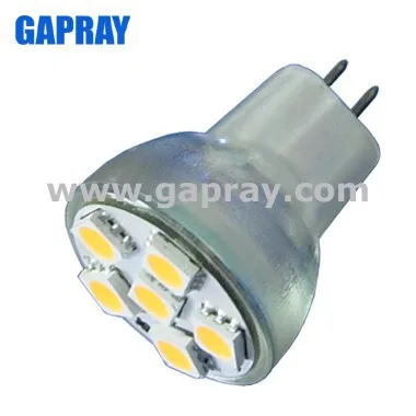 glass body mini CE RoHS SMD 12V LED MR8