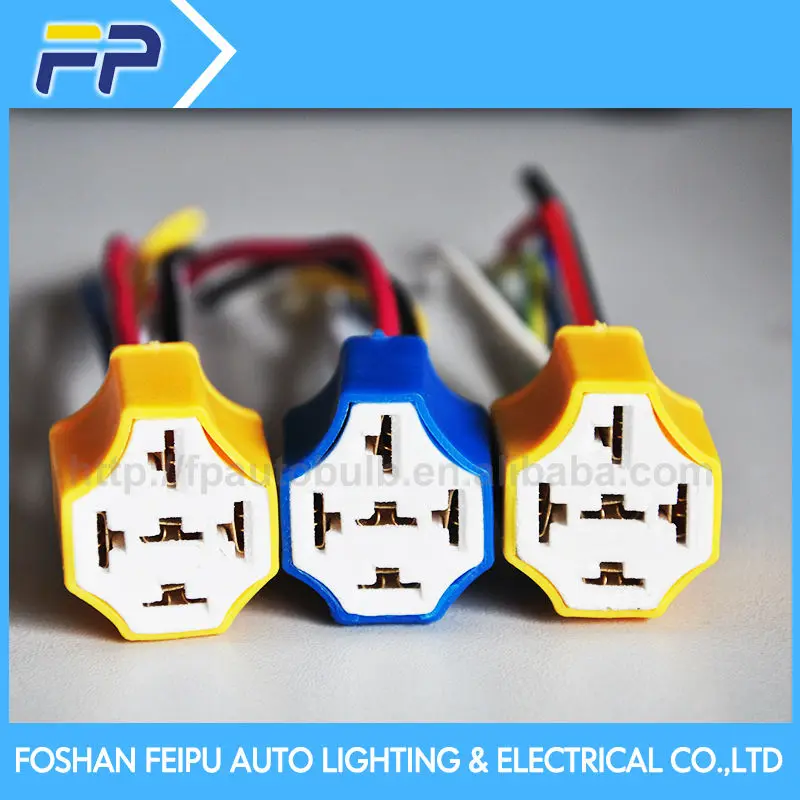 Ceramic 5 Pin Dc 12v Spdt Automotive Car Wiring Harness