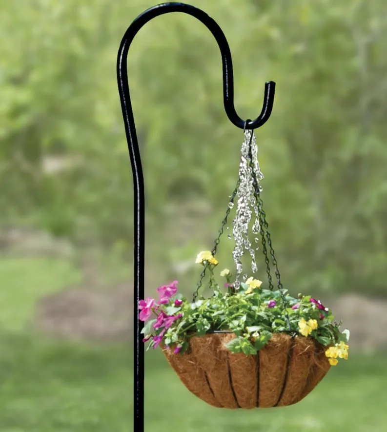 Garden Flower Basket Stakes Buy Metal Lantern Hooks,Garden Flower