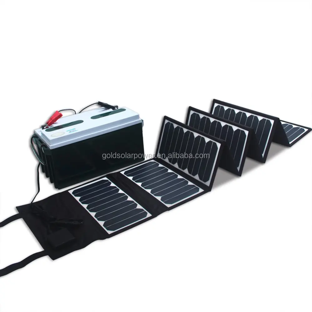 Amazon Hot Selling 60w Portable Solar Panel With Sunpower Cell For