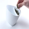 Creative Filter Teacup Plastic Tilt Tea Cup Tipping Teacup Personalized Clever Smart Tea Cup Tilt Cup With Infuser