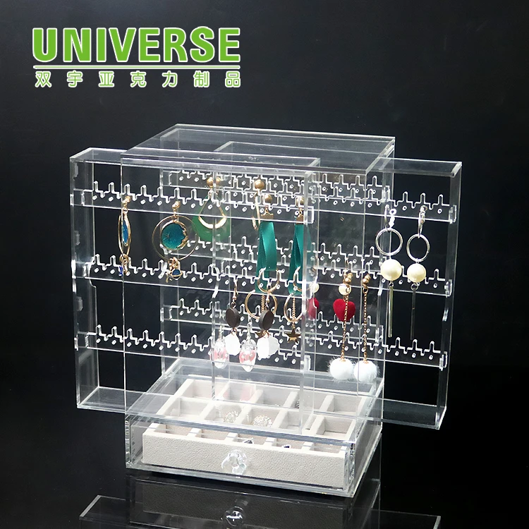 Universe Custom Jewelry Acrylic Gift Box Acrylic Body Jewelry Display