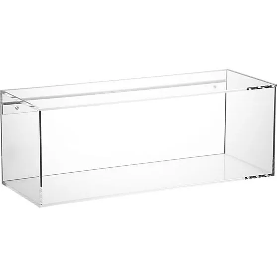 Clear Acrylic Wall Mounted Display Shelf Storage Cube Buy Acrylic