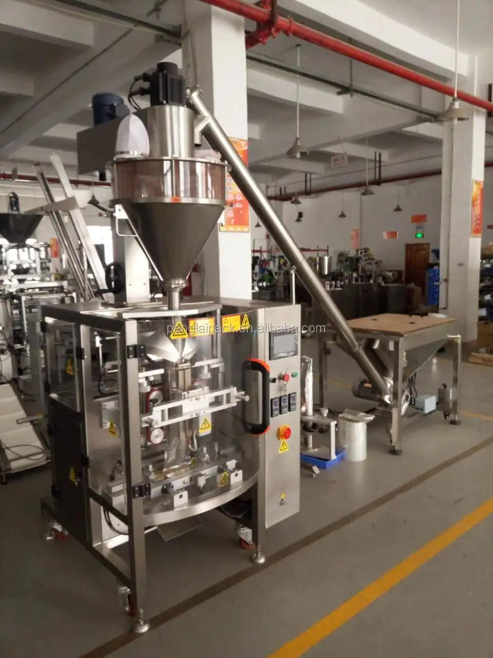 1kg Flour Vertical Pillow Bag Packing Machine With Auger Feeding