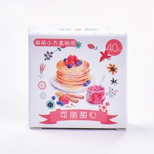 40 pcs/set Delicious Food Stickers Adhesive Stickers DIY Decoration Stickers H0986