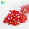 XULIN Manufacturer Supply Non Hot Fix Resin Flat Back Stone DIY Resin Rhinestone , D-A022-Jelly Siam AB