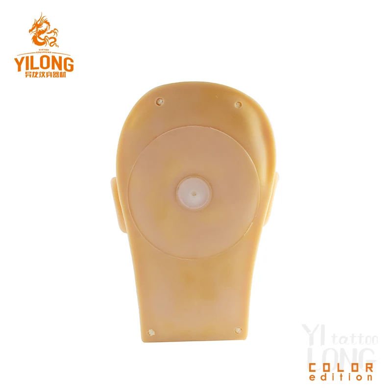 Yilong Professional Tattoo Practice Skin Model High Quality 3D Mannequin Head For Permanent Makeup Tattoo