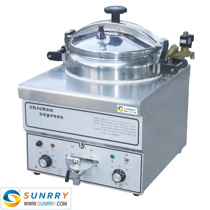 Commercial Stainless Steel 20l Electric Pressure Deep Fryer - Buy ...