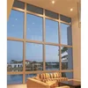 insulated aluminium frame fixed picture window and door with double tempered glass for partition