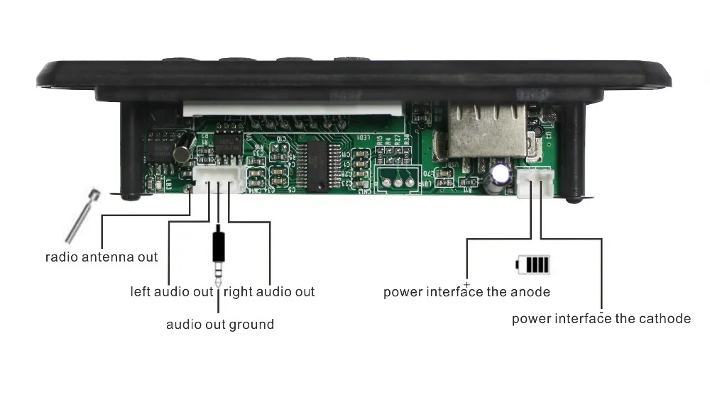 Как подключить декодер к магнитоле Motor Usb Mp3 Player Modul Mp3 Musik Player Dengan Port Usb Dewan - Buy Motor Mo