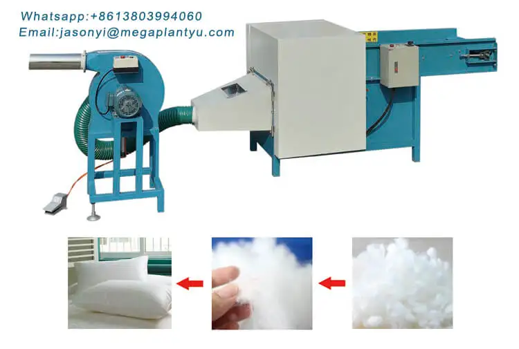 Hot Sale Polyester Fiber Cotton Carding Machine For Quilt Production Line