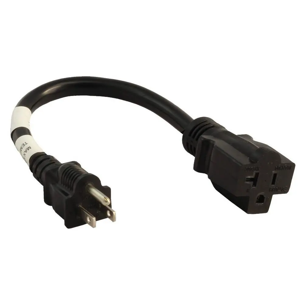 STANLEY 20Amp Twist-To-Lock Adapter Cord NEMA 5-15P Male to L5-20R Female C...