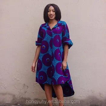 african print shirt dress